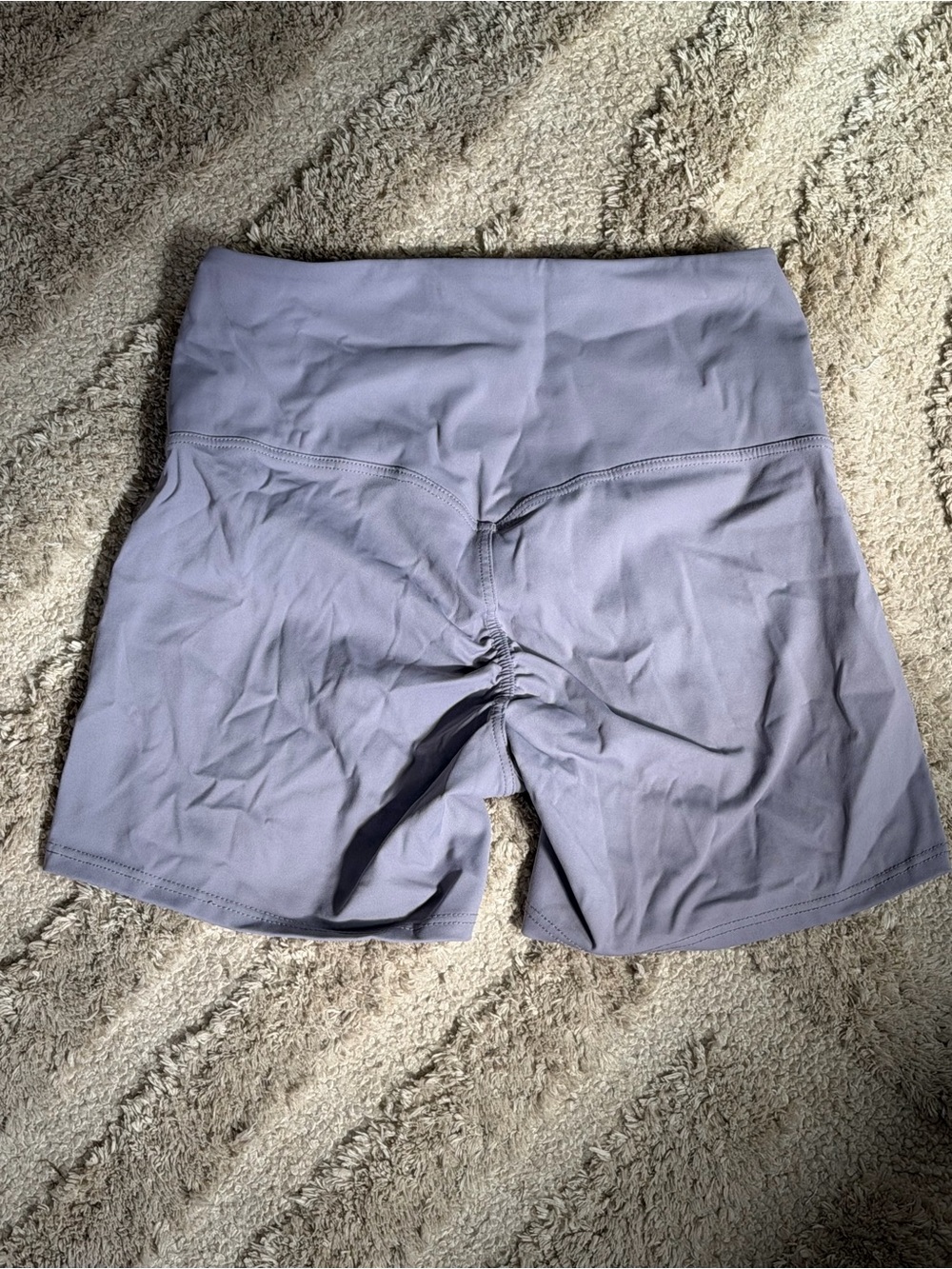 Amazon Women's High-Waist Lavender Bike Shorts